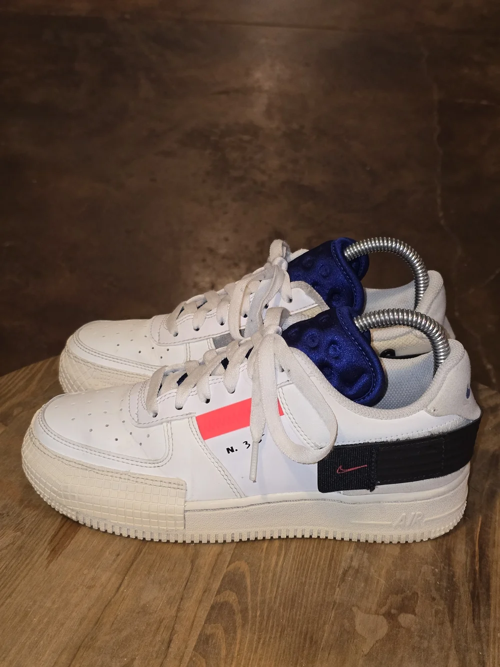 Nike Air Force 1 Low Drop Type GS Summit White Youth 4.5Y BQ4793-100